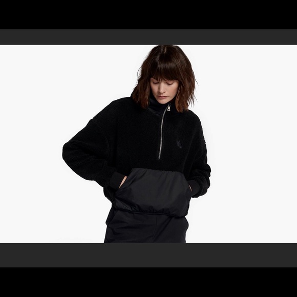 Nike Lab Essential Sherpa fleece half zip hoodie - Picture 1 of 5